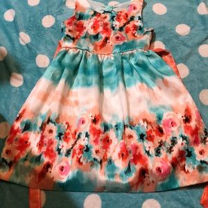 Flowered dress for kids